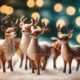 adorable deer figurines for christmas