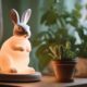 adorable rabbit lamp design