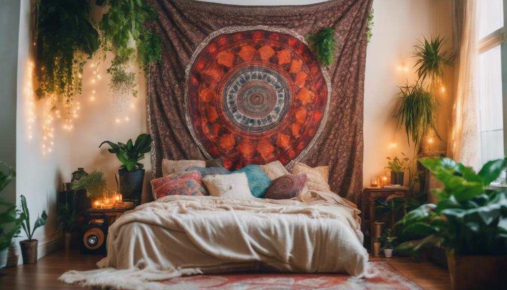 artistic tapestries enhance rooms