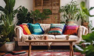 boho accent pillow trend