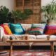 boho accent pillow trend