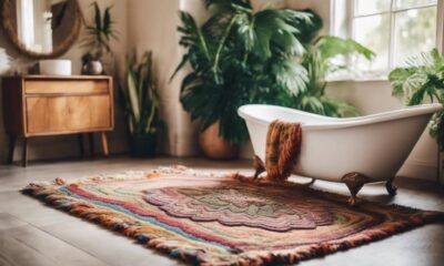 boho bath rug joy