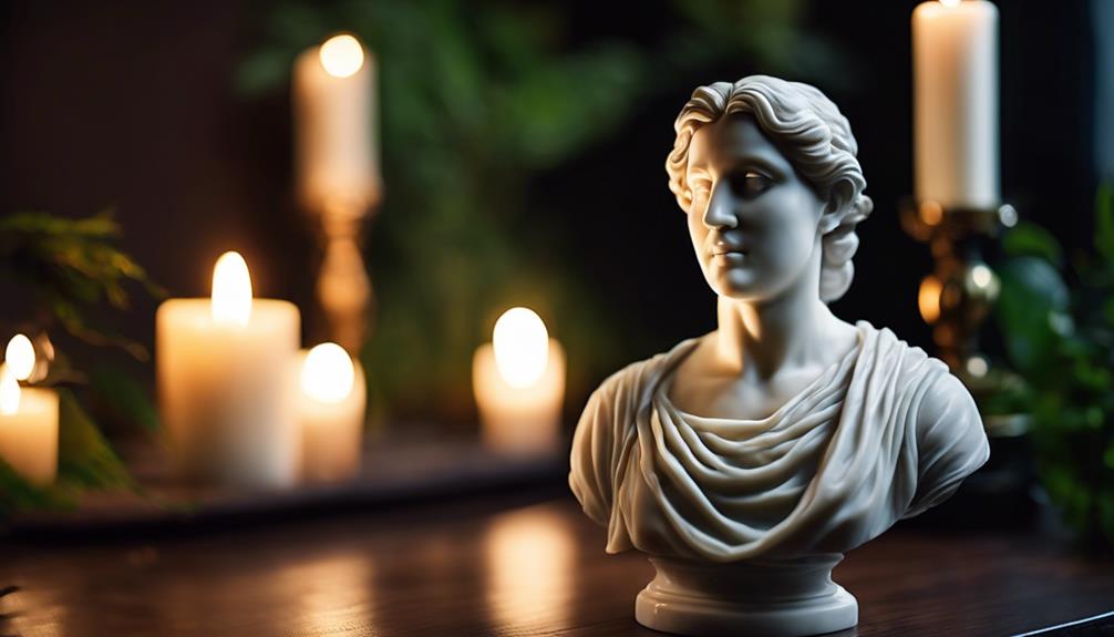 bust statue tabletop decor