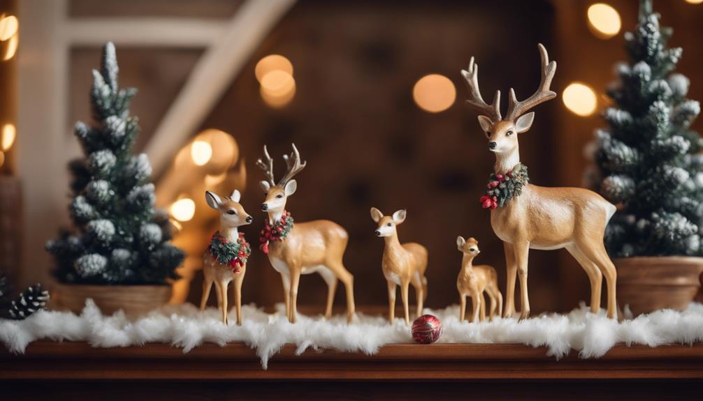 captivating holiday figurines display