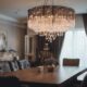 chandelier illusion for higher ceilings