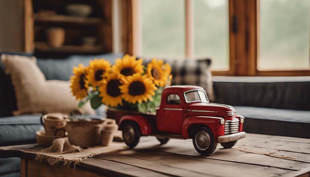 charming farm truck decor