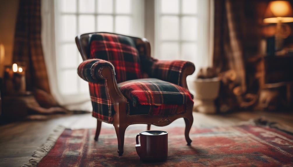 charming plaid interior design