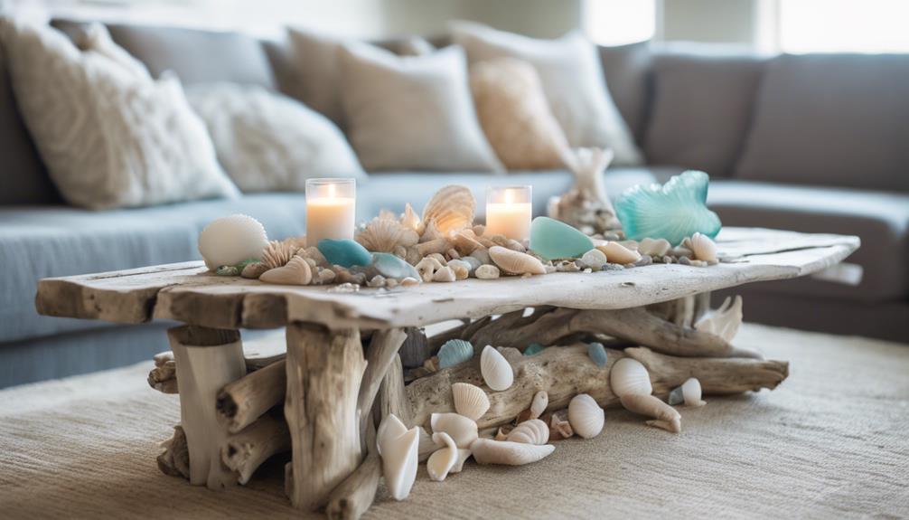 coastal inspired table decor