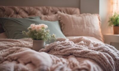 cozy stylish aesthetic bedding