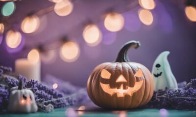 cute pastel halloween decor