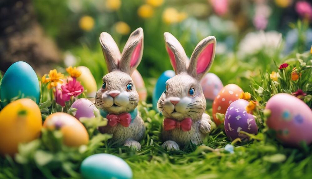 decorative easter bunny hoppers