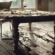 distressed dining table therapy