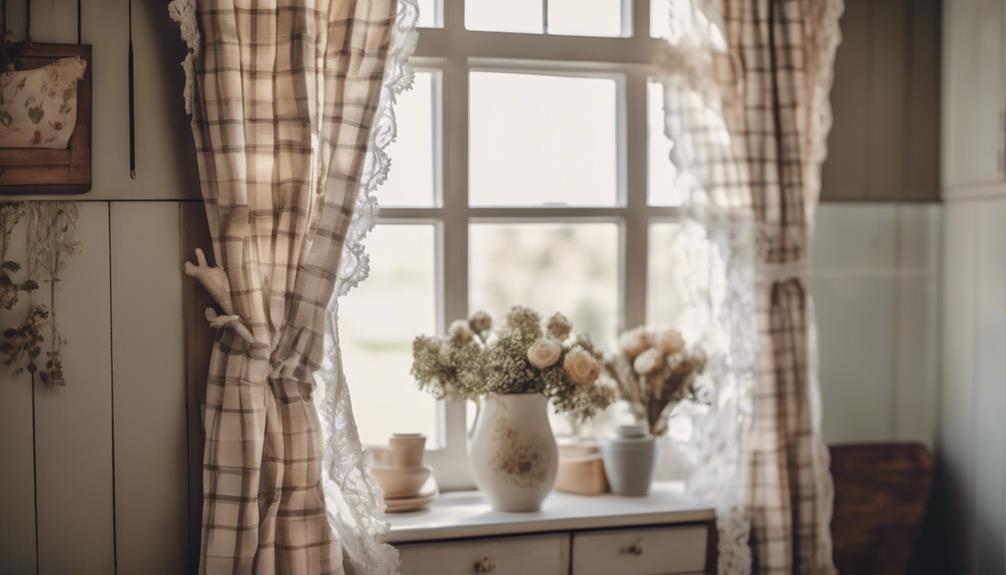 diverse farmhouse curtain selection