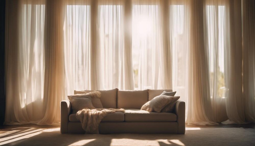 elegant curtains enhance rooms