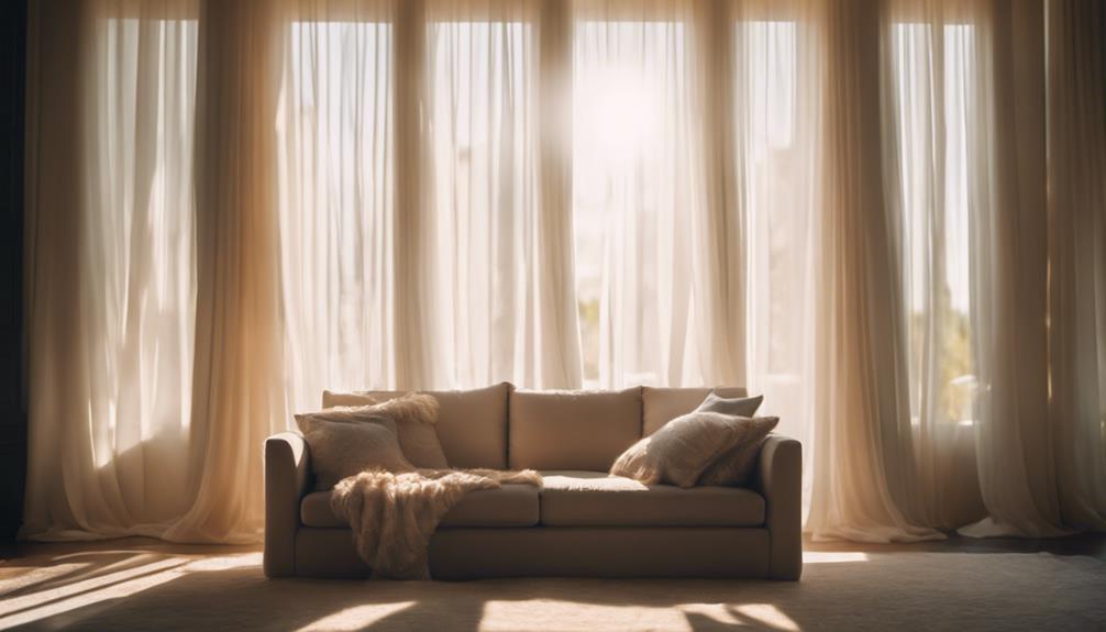 elegant curtains enhance rooms