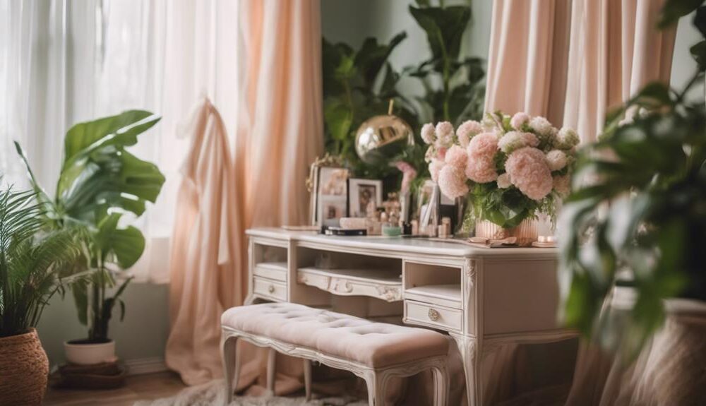 elegant feminine room decor