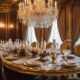 elegant french royalty dining