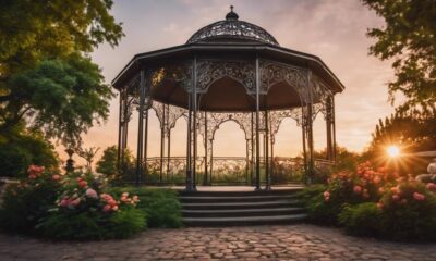 elegant metal gazebo estate