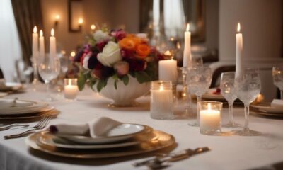 eye catching dinner party decor