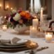 eye catching dinner party decor