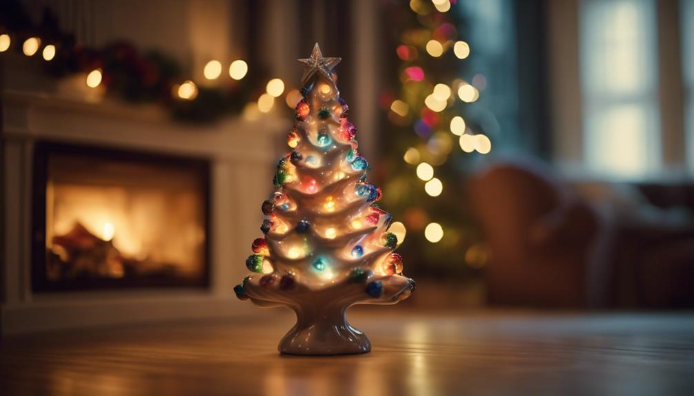 festive ceramic christmas tree