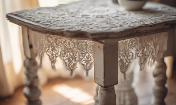 french country accent table