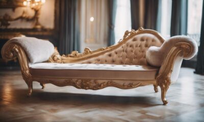 french inspired chaise lounges