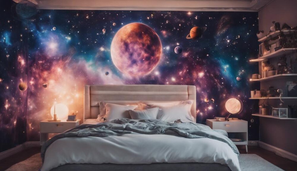 galactic inspired room decoration