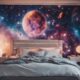 galactic inspired room decoration