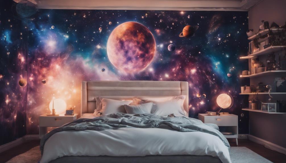 galactic inspired room decoration