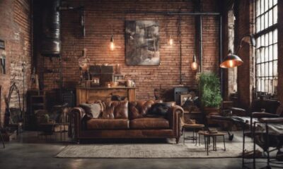 hip loft industrial decor