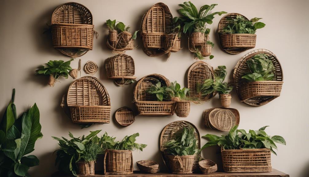 innovative basket wall decor