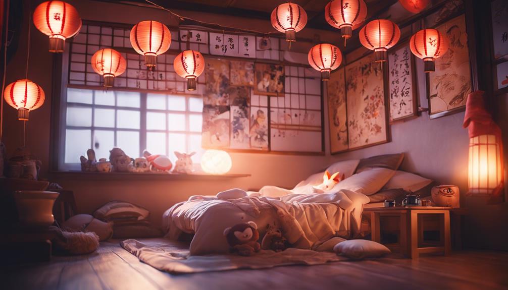 japanese inspired anime room decor