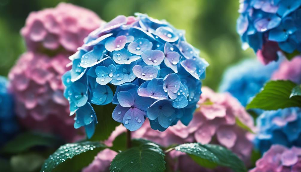 lifelike hydrangea art illusion