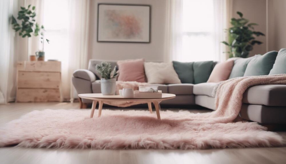 luxurious plush area rug