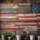 patriotic flag wall decor