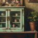 perfectly vintaged wall cabinet