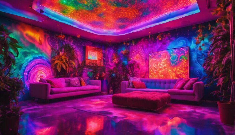 psychedelic room decor ideas