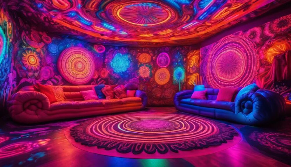 psychedelic room decor ideas