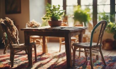 reclaimed square table design