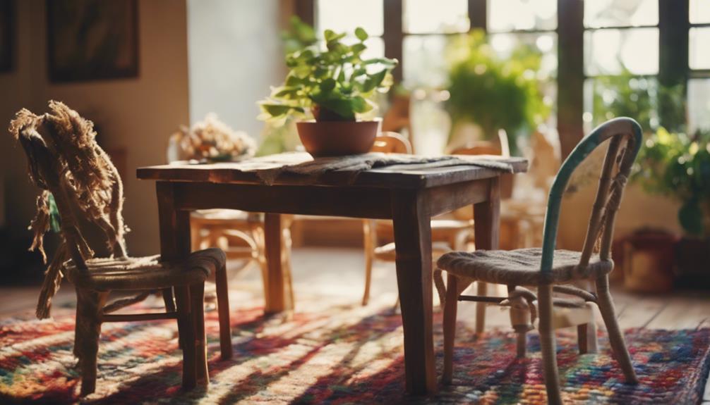 reclaimed square table design