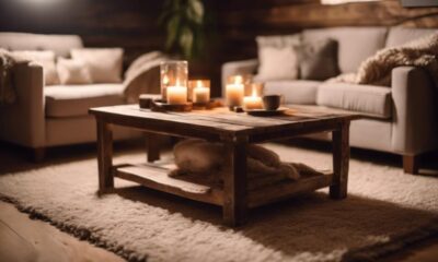 rustic coffee table centerpiece