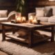 rustic coffee table centerpiece