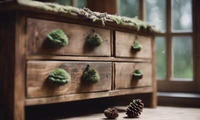 rustic pine chest drawers