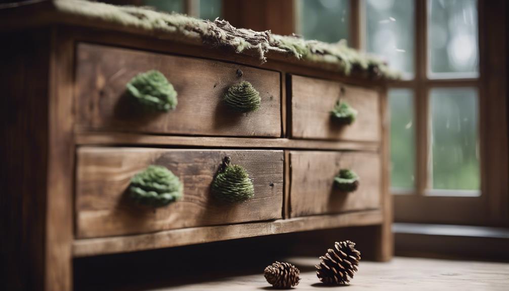 rustic pine chest drawers