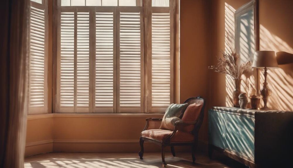 skinny shutters enhance walls