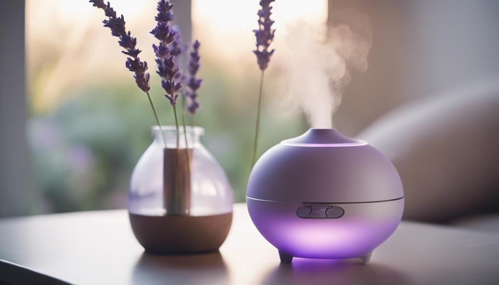 soothing lavender scent therapy