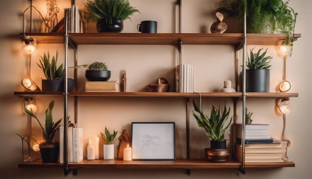 stylish aesthetic wall shelves