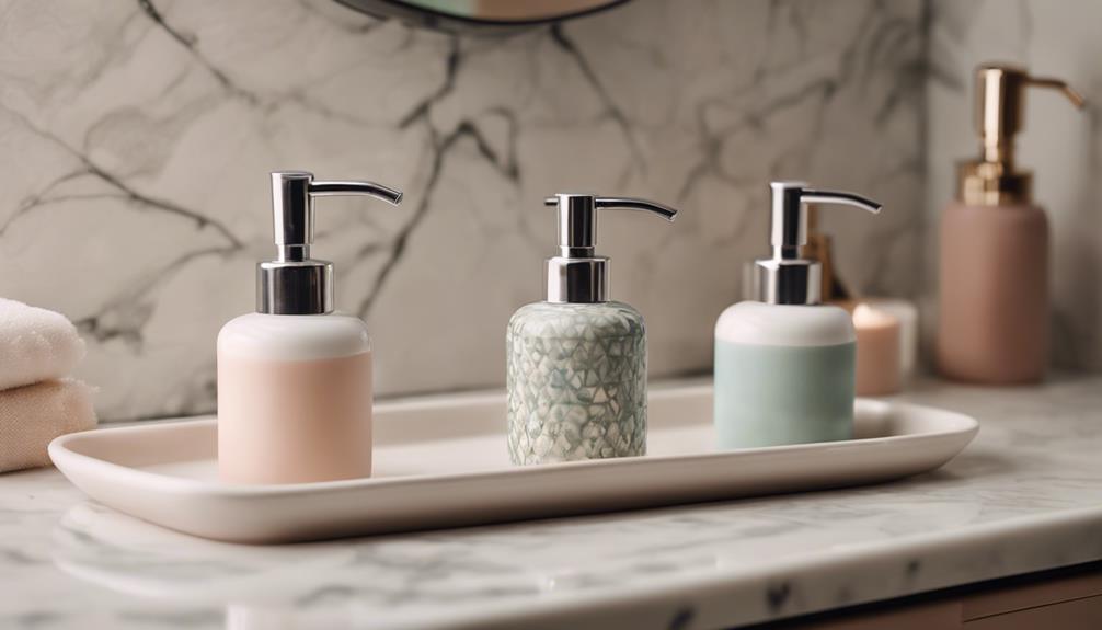 stylish bathroom soap accessories