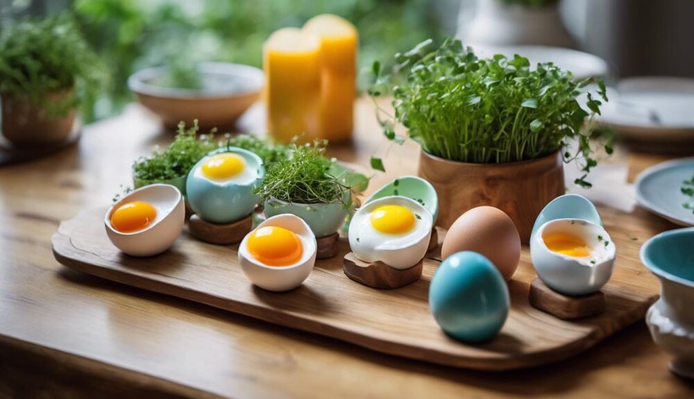 stylish egg holders breakfast